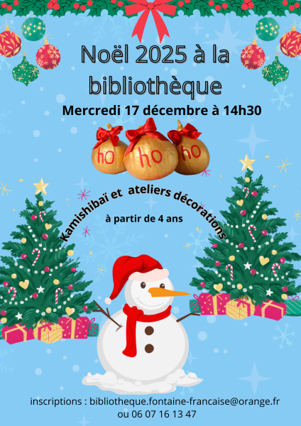 Affiche Noel 2025