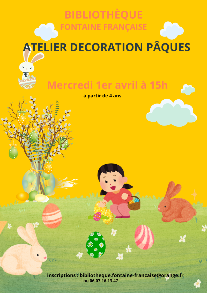 atelier Paques 2026