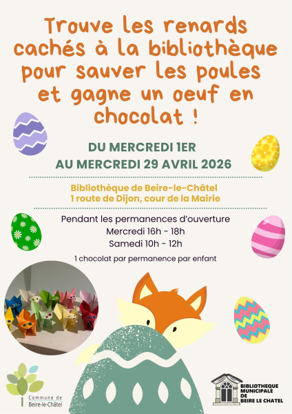 Chasse aux tresors paques